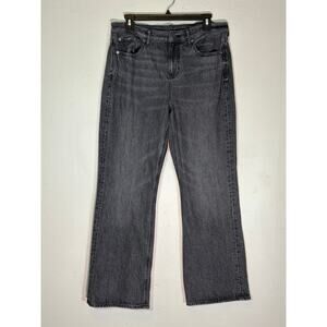 American‎ Eagle, faded black 90's bootcut jeans, women's 10 short